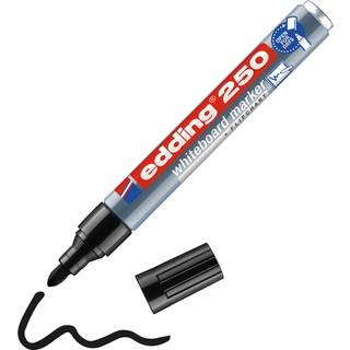 250 Whiteboard Marker 1,5-3mm - Schwarz