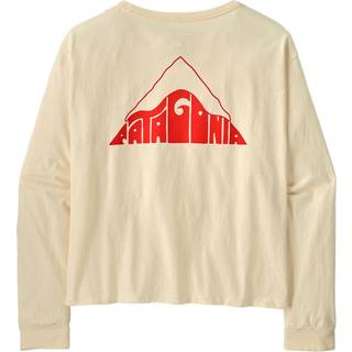 Patagonia Women's L/S Driftways Easy Cut Organic T-Shirt Longsleeve Damer størrelse L farve beige