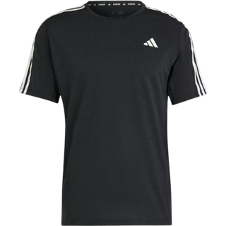 Own the Run 3-Stripes T-shirt - Black - XS