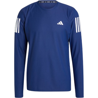 adidas Own The Run B Langærmet T-shirt til mænd - Blå, ideel til løb og træning i alle vejrforhold
