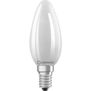 Ledvance Classic LED E14 Kerte filament matt 5.5W 806lm - 827 ekstra varm hvid | erstatter 60W