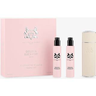 Parfums-de-Marly Parfumer-til-kvinder WomenDelina Exclusif rejsesæt 1x genopfyldeligt rejseetui + 3x Eau de Parfum-refillflaske 10 ml 1 Stk. (1.917,00 kr / 1 stk.) - 1 Stk.
