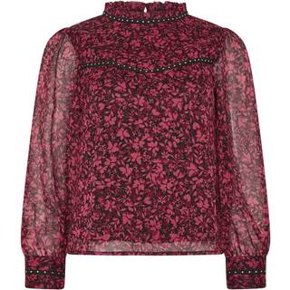 M & Co M & Co Petite bluse med blomstermønster og nitter