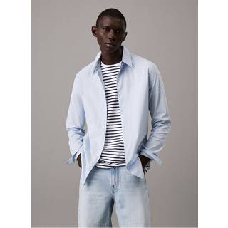 Slim Stretch Button-Down Shirt - Blue - XL