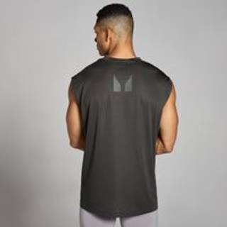 MP Tempo Oversized Mesh Training Tank til mænd – Night Grey - M - Grå