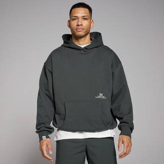 MP Lifestyle Oversized Hoodie − Washed Black - S-M - Sort