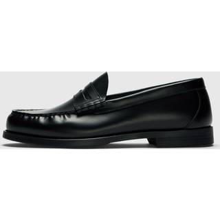 Selected Billy Leather Penny Loafer Black