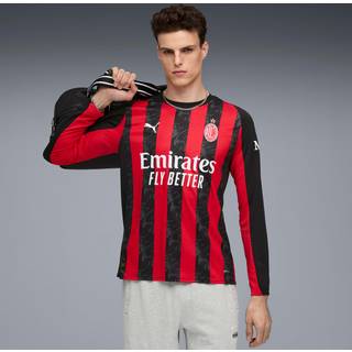 PUMA AC Milan 25/26 Long Sleeve Home Jersey Men, Sport, Red/Black, M