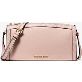 MK Jet Set Medium Pebbled Leather Crossbody Bag - Pink - Michael Kors - ONE SIZE