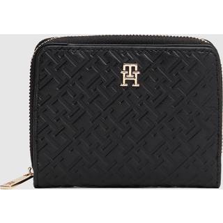 TH Monogram Zip-Around Flap Wallet