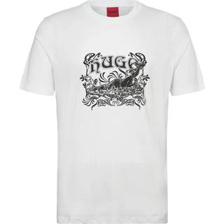 T-shirt i bomuldsjersey med logografik