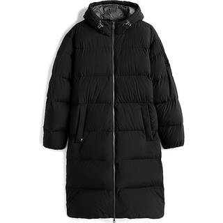 Water Repellent Down Longline Hooded Parka