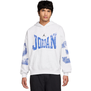 Oversized Jordan Brooklyn Collegiate-pullover-hættetrøje til mænd - brun - XXL