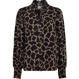 NÜMPH - Nuhana Shirt - Black Coffee - 38 - Brun - Shirt