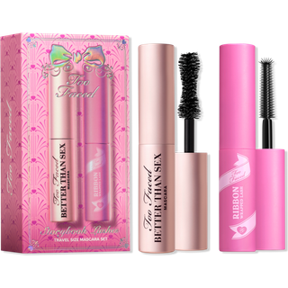 Too Faced - Storybook Lashes - Duo Mascara Travel Better Than Sex & Ribbon Wrapped - Set Storybook Lashes Ho25 - For Women - Sort