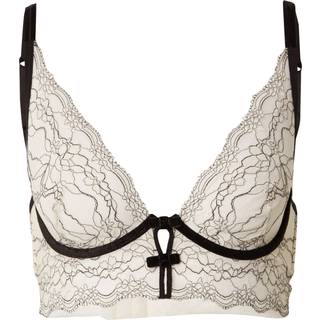 Hunkemöller Agnes ikke-formstøbt longline bøjle-bh hvid - 70B