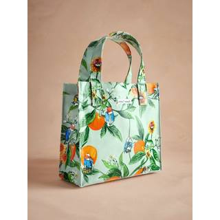 Cath Kidston Cath Kidston Green Oranges Small Coated Book Bag