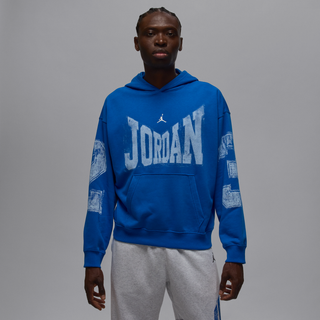 Oversized Jordan Brooklyn Collegiate-pullover-hættetrøje til mænd - blå - S