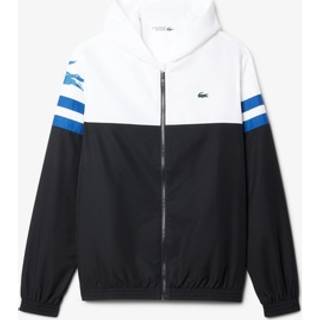 Lacoste Sleeve Croc Full Zip Jacket, Sort - 6/XL