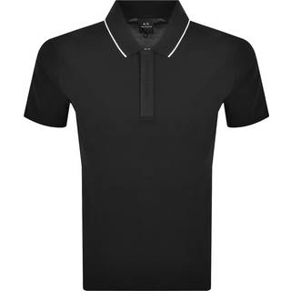Armani Exchange Short Sleeved Polo Black
