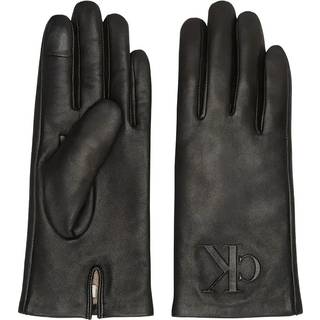 Soft Nappa Leather Touchscreen Gloves - Black - S-M