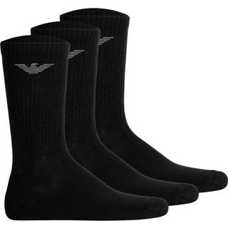 Emporio Armani 3 Pack Socks Black