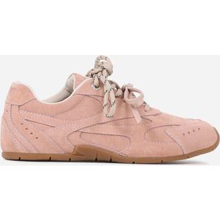 Bronx Bronx Baby Pink Myraa Suede Sneakers