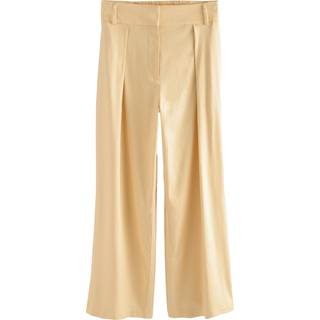 Next Elastik Ryg Brede bukseben Bukser med Hør