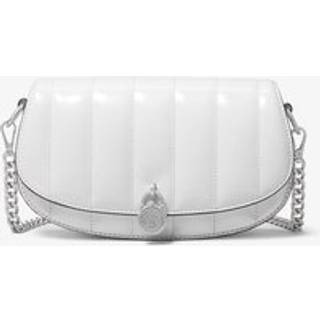 MK Mila Small Patent Convertible Crossbody Bag - White - Michael Kors - ONE SIZE