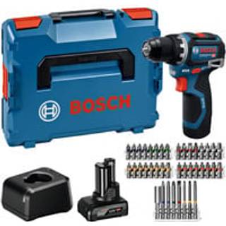 Bosch Professional GSR 12V-32 Bore-/skruemaskine med 2,0/4,0Ah batteri, lader og L-BOXX 102