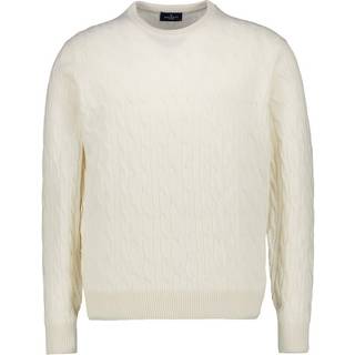 HACKETT Herren Pullover weiß unifarben