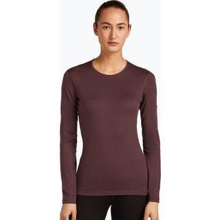 Icebreaker Women's 200 Oasis Long Sleeve Crewe Java, XS