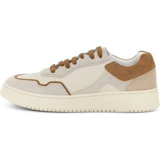 BOGGI MILANO Herren Sneaker beige Glattleder
