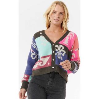 Rip Curl Keepsakes Jacquard Cardigan - L - pink