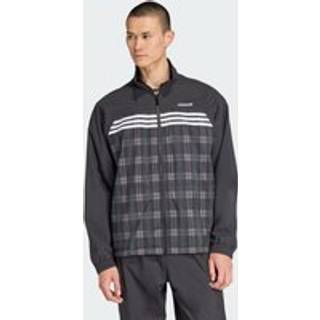 Tartan løstsiddende træningsoverdel - Black - L