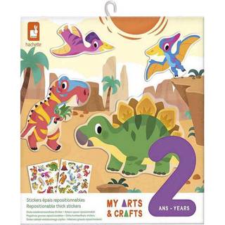 Janod Repositionable Thick Stickers-Dinosaur