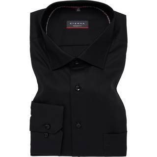 Shirt in black plain