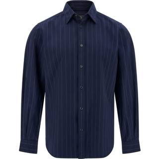 BOGGI MILANO Herren Hemd blau gestreift
