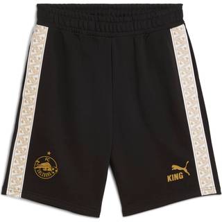 PUMA FC Red Bull Salzburg KING Sweat Shorts Men, Sport, Black/Matte Gold, XL