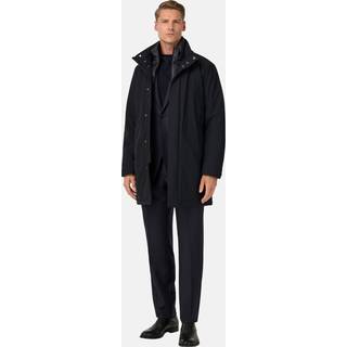 BOGGI MILANO Herren Mantel blau unifarben