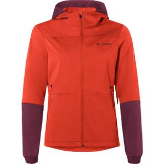 Vaude Women's Qimsa Hooded Softshell Jacket II Cykeljakke Damer størrelse 36 farve rød