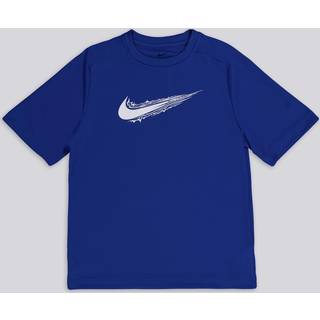 Nike Dri-FIT Multi SS Tee Str. XL - Blå T-shirt til junior med svedtransporterende teknologi