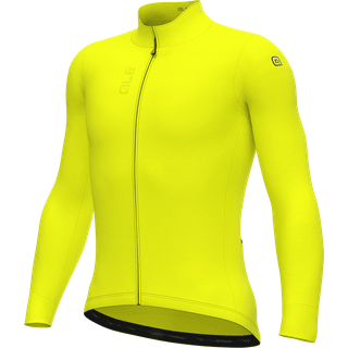Alé Pragma Fondo 3.0 L/S Jersey Cykeljersey Herrer størrelse L farve gul
