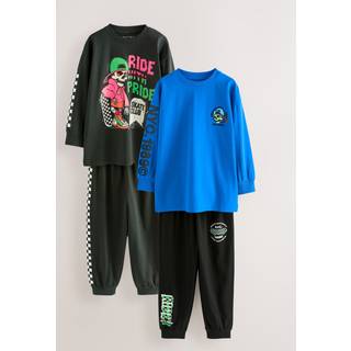 Next Langærmet pyjamas 2 -pakke (3-16år)