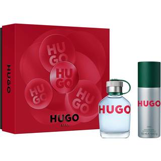 Hugo-Boss Hugo-herredufte Hugo-ManGavesæt Eau de Toilette Spray 75 ml + Deospray 150 ml 1 Stk. (319,00 kr / 1 stk.) - 1 Stk.