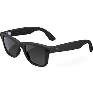 Ray - Ban Unisex Meta RW4012 Wayfarer 601ST3 Solbriller Injiceret Sort Grå Firkantet Polariseret Skygge
