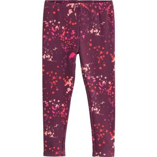 Next Berry Red Splat Cosy Fleece Lined Leggings (3-16yrs)
