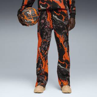 PUMA LAFRANCÃ HEEM Era Sweatpants Men, Men, Orange Glo/Aop, L