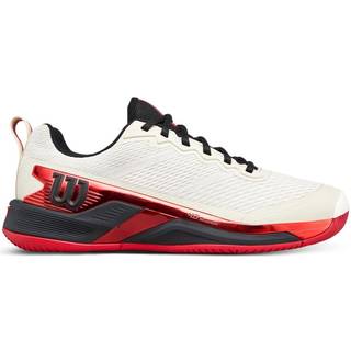 WILSON RUSH PRO 4.5 White/Red/Black FW25 (Zapatillas) - Blanco