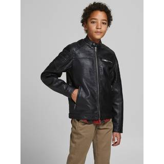 Bikerjakke I Læderlook Junior